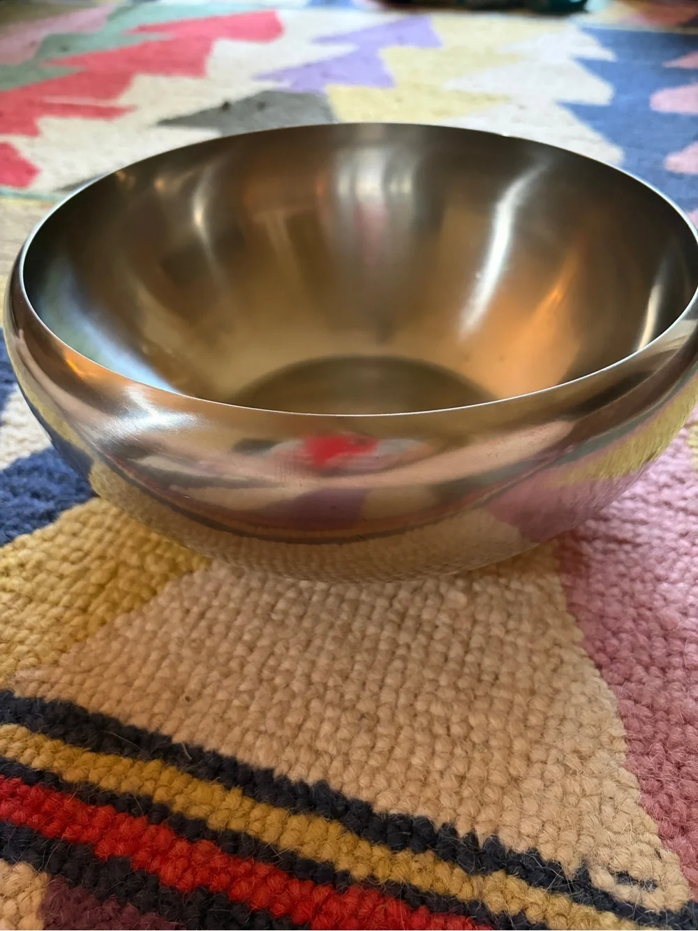 Vintage rare Alessi Italia Inox 18/10 stainless steel bowl. Designer. Gorgeous - Picture 1 of 11
